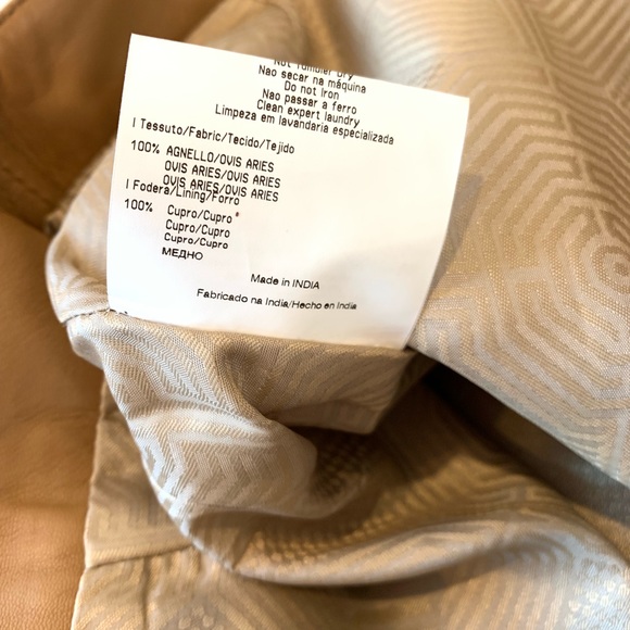 VERSACE VERSUS Leather Mini Skirt Sz 44 - Picture 5 of 5